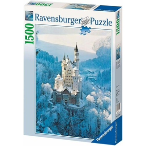 Ravensburger - 1500 Piece - Neuschwanstein Castle in Winter
