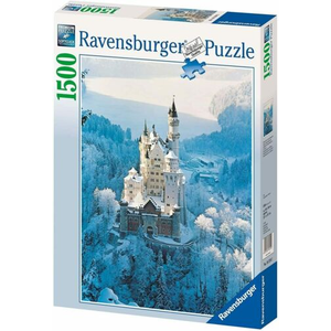 Ravensburger - 1500 Piece - Neuschwanstein Castle in Winter