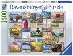 Ravensburger - 1500 Piece - Coastal Collage-jigsaws-The Games Shop