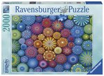 Ravensburger - 2000 Piece - Radiating Rainbow Mandals-jigsaws-The Games Shop