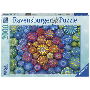 Ravensburger - 2000 Piece - Radiating Rainbow Mandals