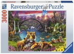 Ravensburger - 3000 Piece - Tigers in Paradise-jigsaws-The Games Shop