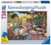 Ravensburger - 750 Piece Large Format - Cozy Backyard Bliss-jigsaws-The Games Shop