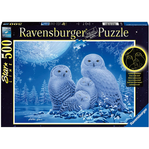Ravensburger - 500 piece Starline - Owls in the Moonlight