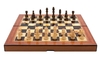 Chess Set - Folding Walnut shiny board with Wooden Pieces-chess-The Games Shop