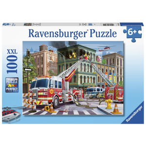 Ravensburger - 100 Piece - Fire Truck Rescue