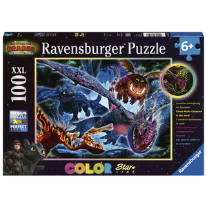 Ravensburger - 100 Piece Colour Starline - How to Train Your Dragons 3