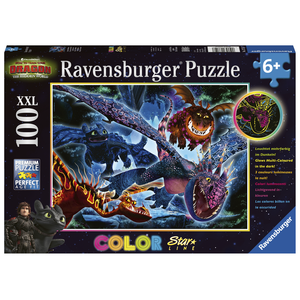 Ravensburger - 100 Piece Colour Starline - How to Train Your Dragons 3