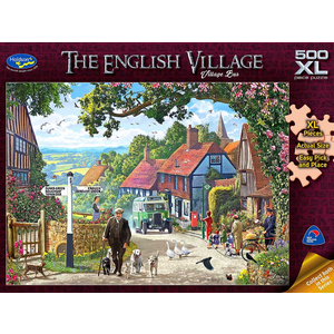 Holdson - 500 piece The English Village - Village Bus
