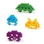 Nanoblock - Medium Space Invaders Invaders-construction-models-craft-The Games Shop