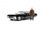 SUPERNATURAL- '67 CHEVY IMPALA WITH DEAN 1:24 SCALE HOLLYWOOD RIDES-collectibles-The Games Shop