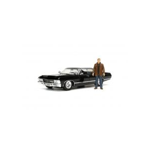 SUPERNATURAL- '67 CHEVY IMPALA WITH DEAN 1:24 SCALE HOLLYWOOD RIDES