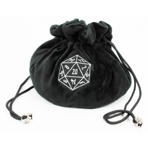 Dice Bag - Multipocket Fluffy Black