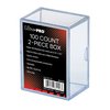 Ultra Pro 2-Piece 100 Clear Card Storage Box-trading card games-The Games Shop