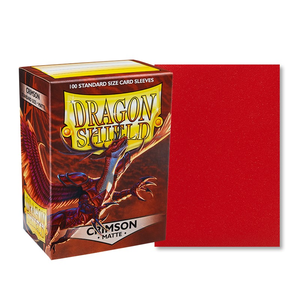 Dragon Shield Sleeves - 100 Matte Crimson