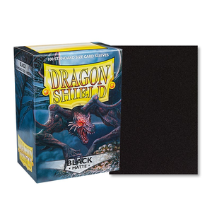 Dragon Shield Sleeves - 100 Matte Black