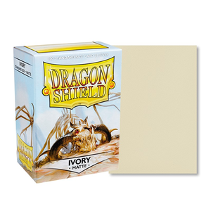 Dragon Shield Sleeves - 100 Matte Ivory