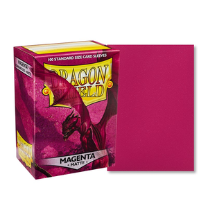 Dragon Shield Sleeves - 100 Matte Magenta