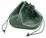 Dice Bag - Multipocket Leather Green