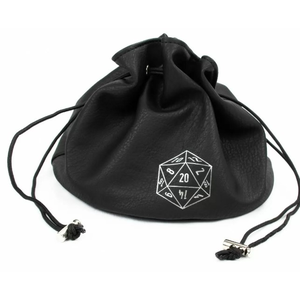 Dice Bag - Multipocket Leather Black