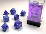 CHESSEX DICE - POLYHEDRAL SET (7) - SPECKLED SILVER TETRA-gaming-The Games Shop