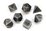 CHESSEX DICE - POLYHEDRAL SET (7) - DARK METAL