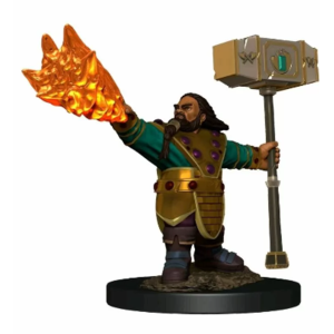 DUNGEONS AND DRAGONS - PREMIUM PAINTED MINIATURES - DWARF CLERIC MALE