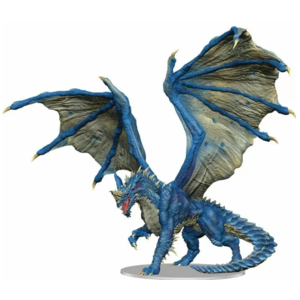 DUNGEONS AND DRAGONS - PREMIUM PAINTED MINIATURES - ADULT BLUE DRAGON