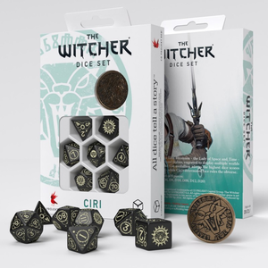 Q WORKSHOP WITCHER DICE SET CIRI THE ZIREAEL