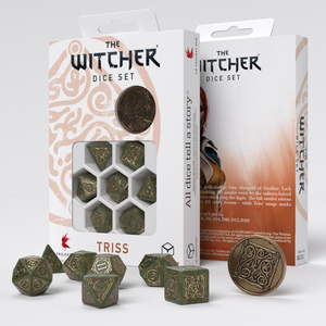 Q WORKSHOP WITCHER DICE SET TRISS THE FOURTEENTH OF THE HILL
