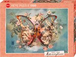 Heye -1000 Piece - Metamorphosis Wings #1-jigsaws-The Games Shop