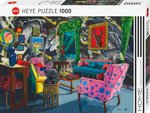 Heye -1000 Piece - Home Room with Deer-jigsaws-The Games Shop