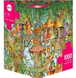 Heye -1000 Piece - Korky Tree Lodges-jigsaws-The Games Shop