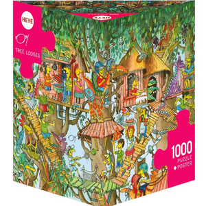 Heye -1000 Piece - Korky Tree Lodges
