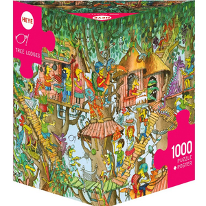 Heye -1000 Piece - Korky Tree Lodges