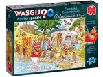 Jumbo - 1000 Piece Wasgij Mystery - Retro #6 Camping Commotion!-jigsaws-The Games Shop
