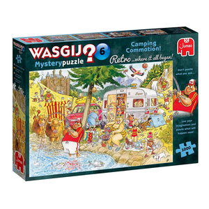 Jumbo - 1000 Piece Wasgij Mystery - Retro #6 Camping Commotion!