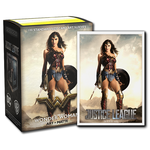 DRAGON SHIELD SLEEVES - 100 WONDER WOMAN JUSTICE LEAGUE-accessories-The Games Shop