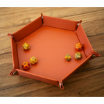 HEX DICE TRAY - 8" RED-accessories-The Games Shop