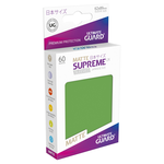 ULTIMATE GUARD SLEEVES JAPANESE SIZE - MATTE GREEN-accessories-The Games Shop