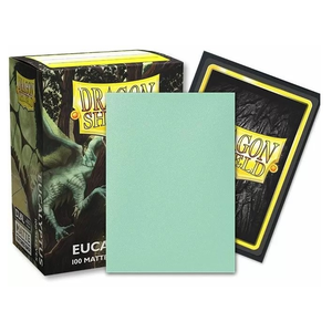 Dragon Shield Sleeves - 100 Matte Standard Size Eucalyptus Green Lehel