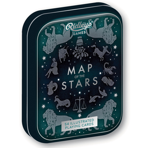 Map of the Stars Playing Cards in a Tin