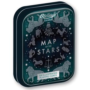 Map of the Stars Playing Cards in a Tin