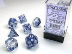 Chessex Dice - Polyhedral Set (7) - Nebula Black/White-gaming-The Games Shop