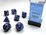 Chessex Dice - Polyhedral Set (7) - Scarab Royal Blue/Gold