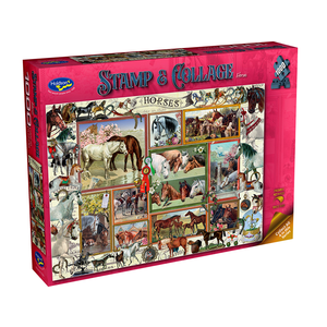 Holdson - 1000 Piece - Stamp Collage Horses