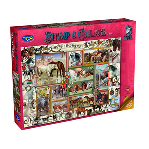 Holdson - 1000 Piece - Stamp Collage Horses