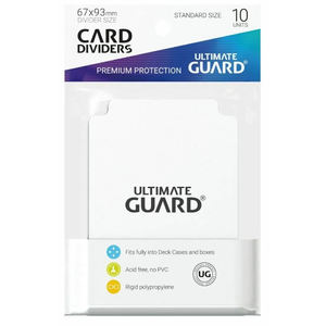 Ultimate Guard - Card Dividers (10pk) White