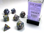 Chessex Dice - Polyhedral Set (7) - Festive Carousel/White-gaming-The Games Shop