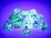 Chessex Dice - Polyhedral Set (7) - Nebula Oceanic/Gold Luminary